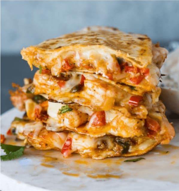 Crab Meat Quesadillas